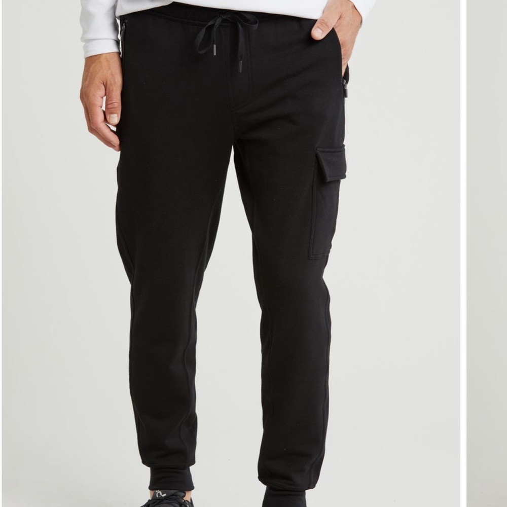 90 Degree by Reflex charcoal gray stretch joggers size XL